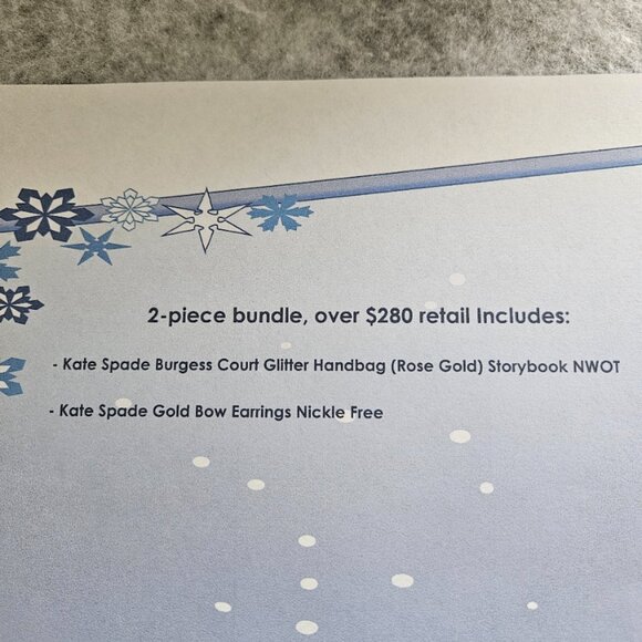 Holiday Bundle #7 Kate Spade Evening Out - Picture 2 of 2